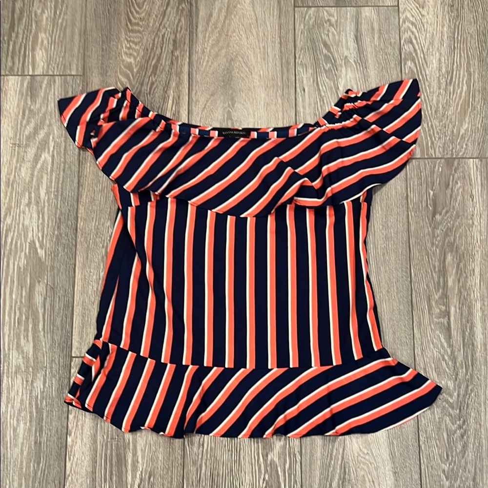 NWOT Banana Republic Ruffled Asymmetrical Sleeveless Blouse